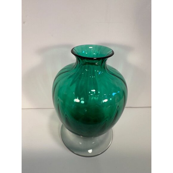Baccarat Aquarelay Green Crystal Vase (8 OZ) - Picture 2 of 4